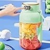 Yulyoie Multifuncional Portable Juicer Cup con Pantalla Digital, 2024 Nuevo Mini Smoothie Blender, Portable Juicer Cup, Doble Me