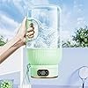 Yulyoie Multifuncional Portable Juicer Cup con Pantalla Digital, 2024 Nuevo Mini Smoothie Blender, Portable Juicer Cup, Doble Me
