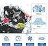 Licuadora Portátil (Negro) Licuadora de Batidos y Batidos con Botella Deportiva de Viaje Portátil de 23 Oz para Triturar Hielo, 