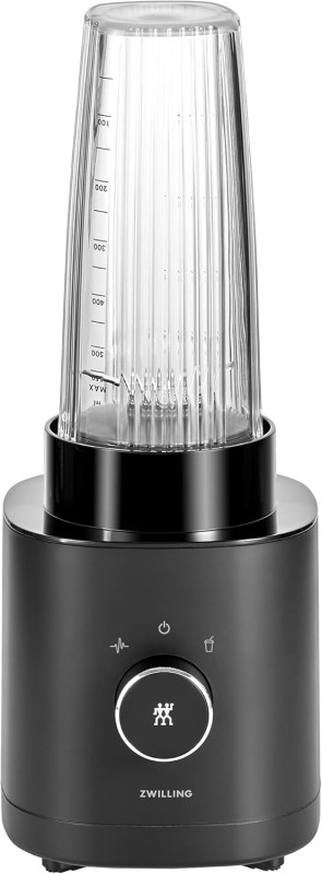 Licuadora personal Zwilling Enfinigy, cuchilla cruzada de dientes Piranha para una mejor mezcla, batidos, batidos y más, 20 fl o