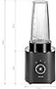 Licuadora personal Zwilling Enfinigy, cuchilla cruzada de dientes Piranha para una mejor mezcla, batidos, batidos y más, 20 fl o