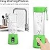 Licuadora Portátil Juicer 4000mAh Personal Smoothie Blender USB Máquina de Mezcla de Frutas Recargable para Batidos y Batidos de