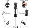 Keylitos 5 in1 Mezcladora de Mano de Inmersión - Mejorada 1000W Handheld Stick Blender con 15 Velocidad para Smoothie, Sopa, Com