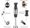Keylitos 5 in1 Mezcladora de Mano de Inmersión - Mejorada 1000W Handheld Stick Blender con 15 Velocidad para Smoothie, Sopa, Com