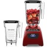 Blendtec Classic 575 Blender with WildSide Jar 90 oz and FourSide Jar 75 oz BUNDLE, Commercial-Grade Power, Self-Cleaning, 4 Pre