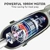 Batidora de inmersión Batidora de mano 5 en 1, Batidora de mano de 1000W, Batidora de mano de 12 velocidades sin BPA con vaso me