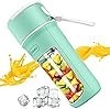 Licuadora portátil, mini licuadora de jugo para batidos y batidos, licuadora personal USB recargable, licuadora de jugo fresco c