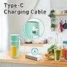 Licuadora portátil, mini licuadora de jugo para batidos y batidos, licuadora personal USB recargable, licuadora de jugo fresco c