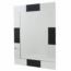 ESPEJO AQUA MARINA RECTANGULAR CON APLIQUE 45X66 HERSAN.
