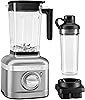 Licuadora de velocidad variable KitchenAid K400 con tarros de 56 oz y 16 oz