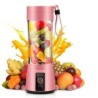 Mini Blender Cup portátil recargable USB para jugo batido de frutas, capacidad de 380 ml