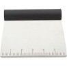 Raspador / picador / cortador de masa de masa de acero inoxidable de uso múltiple KitchenAid con escala de medición, 6 -Ench, ne
