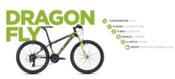 Bicicleta Rodada 24 Alubike Dragon Fly 2018