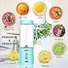 Licuadora Portátil para Batidos y Sacudidas - 18oz OBERLY 2 Cordless Personal Small Blender, USB-C Recargable y Self Cleaning - 