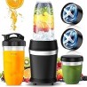 1200W Smoothie Blender, Licuadora Personal para Batidos y Batidos, Licuadora Portátil y Molinillo de Café para Cocina, Mezclador