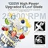 1200W Smoothie Blender, Licuadora Personal para Batidos y Batidos, Licuadora Portátil y Molinillo de Café para Cocina, Mezclador