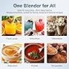 1200W Smoothie Blender, Licuadora Personal para Batidos y Batidos, Licuadora Portátil y Molinillo de Café para Cocina, Mezclador