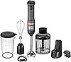 BLACK + DECKER Kitchen Wand Blender de inmersión inalámbrico, 3 en 1 Multi Tool Set, Hand Blender con muelle de carga, Whisk y C