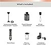 BLACK + DECKER Kitchen Wand Blender de inmersión inalámbrico, 3 en 1 Multi Tool Set, Hand Blender con muelle de carga, Whisk y C