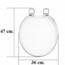 ASIENTO ACOJINADO BLANCO BEMIS