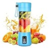 licuadora Portátil de 18 Oz, Blenders USB Recargables de Tamaño Personal, Licuadora Smoothie con 6 Cuchillas para Proteínas y Ba