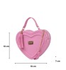 Bolsa Fana Corazon Color Rosa Lúcela