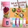 licuadora Portátil de 18 Oz, Blenders USB Recargables de Tamaño Personal, Licuadora Smoothie con 6 Cuchillas para Proteínas y Ba
