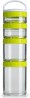 BlenderBottle GoStak Twist n' Lock Storage Jars, 4-Piece Starter Pak, Pink
