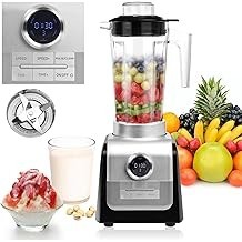 Licuadora de Encimera Profesional con Capacidad 2L, 8 Cuchillas de Acero Inoxidable, 9 Velocidades Variables y 6 Programas Prese