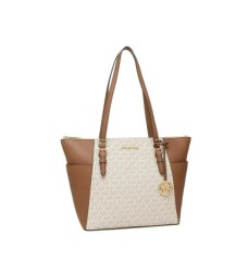 Bolsa Michael Kors Large Charlotte 35T0GCFT3B Beige