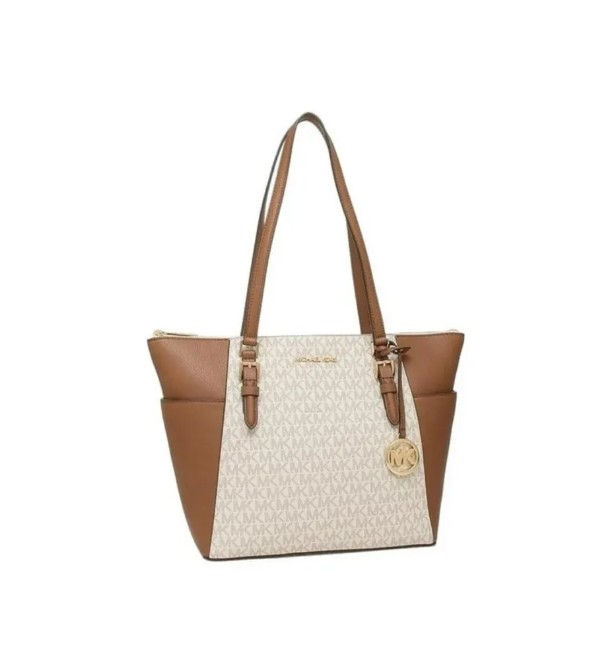 Bolsa Michael Kors Large Charlotte 35T0GCFT3B Beige