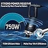 licuadora de inmersión de servicio pesado de 16 pulgadas, cocina de mano, mezcladora comercial eléctrica de 750 W, eje de acero 