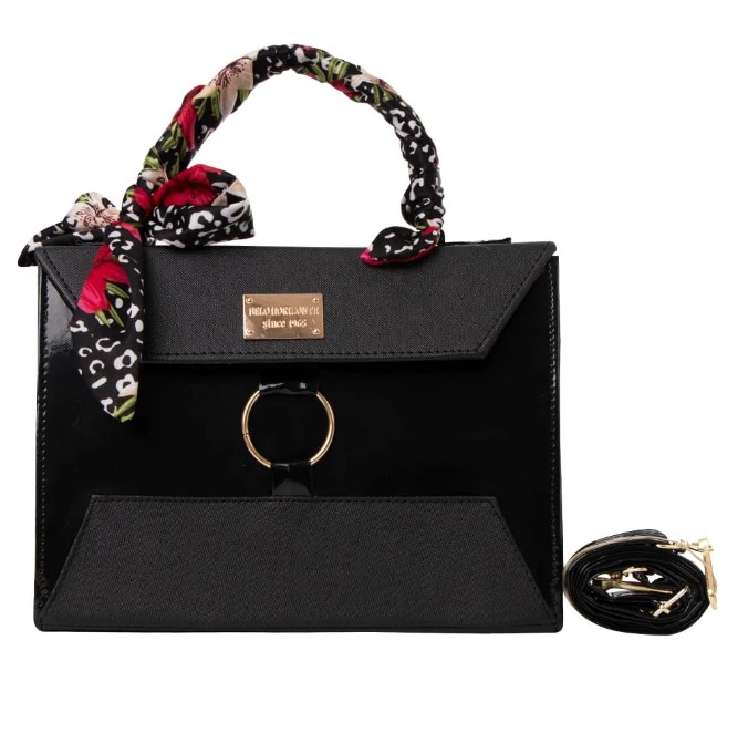 Bolsa Fana Minerva Color Negro Preciosa
