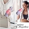 Licuadora Portátil, MIAOKE 6 Cuchillas Juicer Cup para Batidos y Batidos de Jugo 350ml Mini Blender con Pantalla Led Usb Batería