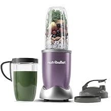 NutriBullet Pro 900 Watt Hi-Speed BlenderMixer Twist and Blend 9-Piece Set Lilac