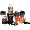 Elite Gourmet EPB-1800A# 17-Piece Personal Drink Mixer Blender, Sports Blender 16 Oz capacity, Includes Chopping and Blending Bl