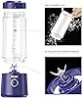 Mezclador portátil Mulli, Mezclador personal recargable USB para batidos y batidos, Mini licuadora con seis cuchillas para comid