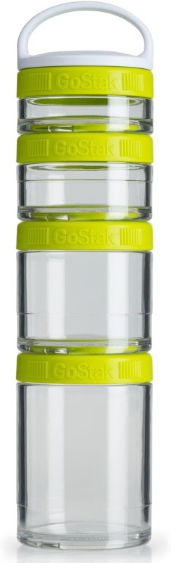 Torcedura de BlenderBottle GoStak n Tarros de Almacenaje de la Cerradura, Starter Pak de 4 piezas, Rosado