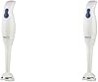 Brentwood Hand Blender 2-Velocidades 200W, DISEÑO 1, Blanco (Pack de 2)