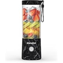BlendJet Portable Blender for Smoothies & Shakes - 16oz BlendJet 2 Cordless Personal Small Blender, USB-C Rechargeable & Self Cl