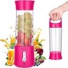 AIKIDS Personal Blender Portable - 17Oz Travel Blender for Shakes and Smoothies | 4000mAh Rechargeable USB Juicer Blender with 6