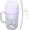 Licuadora portátil, Licuadora batidora con 10 cuchillas, Vaso de jugos para licuadora de tamaño recargable para uso diario en ex
