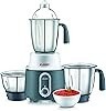Judge Delight Wet / Dry 3 -Jar Mixer Grinder Potente motor de 750 vatios, cuchillas y frascos de acero inoxidable, diseño elegan