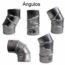 CODO AJUSTABLE DE ALUMINIO 4 X 90 DE904