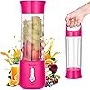 Portable Blender Smoothie Maker - 17Oz Personal Blender for Smoothies and Shakes | 4000mAh Rechargable USB Juicer Blender with 6