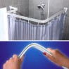 RIEL FLEXIBLE P-CORTINA DE BAÑO CROMO 300cm 688-90 DUSCHY