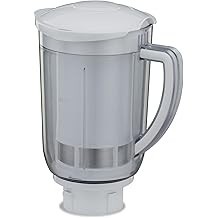 Preethi Steele 3-Jar Mixer Grinder, 550-Watt, Silver