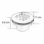 COLADERA PLAST SHOWER SS GRID UPC