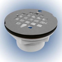 COLADERA PLAST SHOWER SS GRID UPC