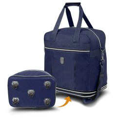 Maletín de Mano Rodante y Expandible 24? McCarthy Unisex Azul marino